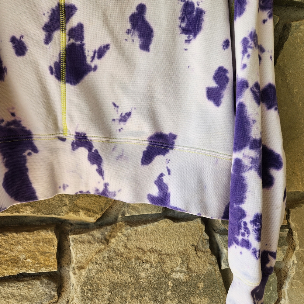 Nike Women's Purple Tie-Dye Sweatshirt - Picture 4 of 7